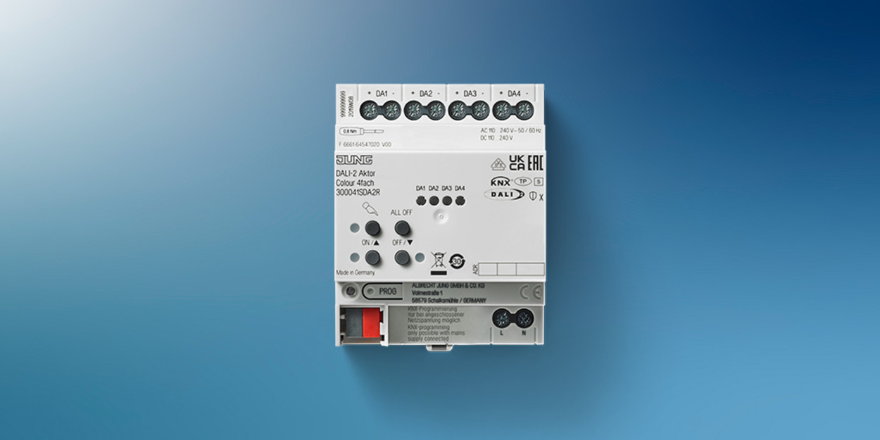 KNX DALI 2 Gateway Colour bei Elektroanlagenbau Alisch GmbH in Zörbig